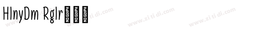 HalaneyDemo Regular字体转换 HalaneyDemo Regular字体转换